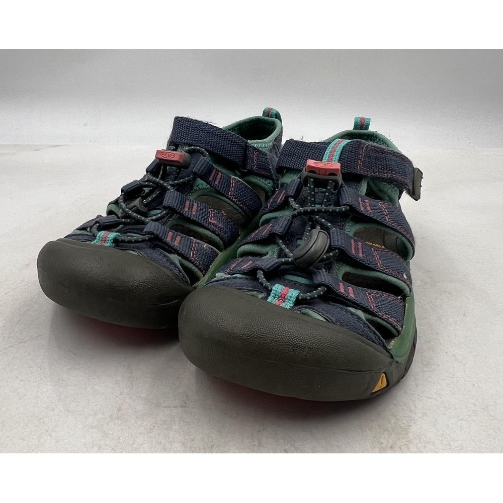 KEEN Newport H2 Sandals Youth 4 Navy Blue Green Pink Hiking Water Washable